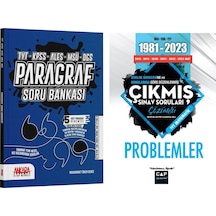 Çap Yayınları Problemler Çıkmış Sorular Ve Ankara Kitap Merkezi Paragraf Soru Bankası Seti 2 Kitap
