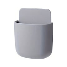 Chenkestoreone Gri Duvara Monte Çok Amaçlı Telefon Kumanda Saklama Organizatör Kutusu Gri