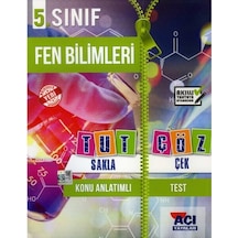 Açı Yayınları 5. Sınıf Fen Bilimleri Tut Sakla Çek Çöz (547921308)