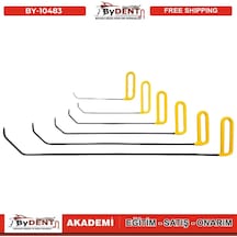 Pdr Boyasız Göçük Düzeltme 6 Parça Özel Tasarım Çubuk Seti