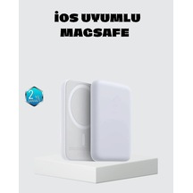 Magsafe 15w Kablosuz Hızlı Şarj, Lightning Girişli Taşınabilir Batarya 30.000 Mah 79104332