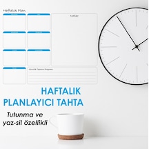Haftalık Planlayıcı Statik Kağıt Tahta