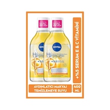 Nivea Aydınlatıcı Micellar Makyaj Temizleme Suyu Serum İçerikli Donuk Ve Hassas Cilt Tipleri 400 Ml 2 Adet