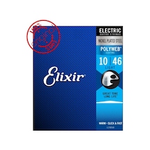 Elixir 12050 Elektro Gitar Teli 10-46 Polyweb Light Coated Nicke