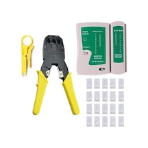 Pense + Tester + 100 Adet Rj45 Network Seti