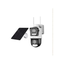 Adecam Icam 365 2k 4g Güneş Enerjili Ptz Kamera - Çift Kamera, Renkli Gece Görüş 1 Yıllık Hat