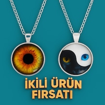 İkili Ürün Fırsatı Nazar Göz Ve Ying Yang Kolye