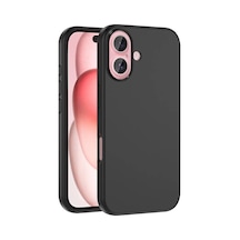 Apple Uyumlu iPhone 16 Kılıf Kamera Çıkıntılı Yumuşak İçi Kadife Lansman Dokulu Silikon Kapak Kivi
