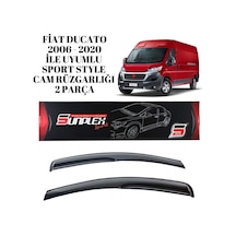 Fiat Ducato 2006 2007 2008 2009 2010 2011 2012 2013 2014 2015 2016 2017 2018 2019 2020 İle Uyumlu Sport Style Cam Rüzgarlığı 2 Parça Sunplex 2 Adet