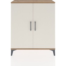 Arges Şifonyer Tek Raflı 2 Kapaklı 88x30x106 Çam-aytaşı Çam