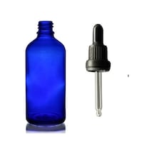 50ml Mavi Cam Damlalıklı, 24 Adet, Siyah Kapak, Ecza Şişesi, Damlalıklı Şişe, Propolis Şişesi, Damlatmalı Şişe, Saç Serum Şişesi, Ecza Şişesi
