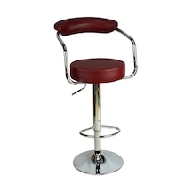 Bürocci Monica Bar Sandalyesi-Bordo-9510Q0102 Çok Renkli