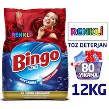 Bingo Matik Renkliler için Toz Çamaşır Deterjanı 2 x 6 KG