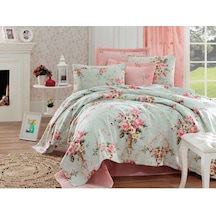 Eponj Home Baskılı Pike Takımı Çift Kişilik Alanur Mint