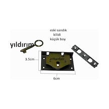2 Adet Sandık Kilidi Çeyiz Sandıkları Eskilerden Küçük