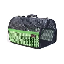 Flybag Voyager Fileli Model Kedi Ve Köpek Taşıma Çantası, 46x30x27 Cm, Yeşil-siyah