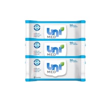 Unimed Islak Mendil 90 Yaprak x 3 Adet