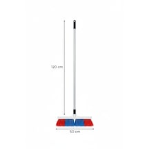 Profesyonel 40 CM Bahçe Ve Dış Mekan Fırçası - 120 CM Metal Saplı Set