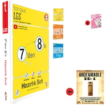 Tonguç Akademi 8. Sınıf 7 den 8 e Hazırlık Seti En Son Baskı Yeni + Test Kitabı Hediye + Kişiye Özel Ahşap Harry Potter Kitap Ayracı Hediye