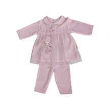 Becol kız bebe alt üst takım pembe tüllü n0 12 Pembe