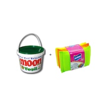 Evima Bulaşık Süngeri 3'lü + Moon Bulaşık Jeli 1300 G