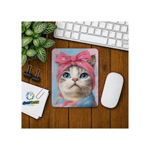 Kedi Baskılı Oyuncu Mousepad 0124