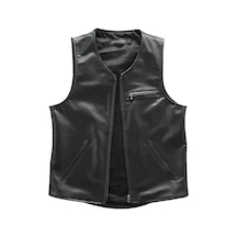 Prof Model Zik Hakiki Kuzu Derisi Dar Kesim Yelek Siyah Prof Model Zik Hakiki Kuzu Derisi Dar Kesim Yelek Siyah