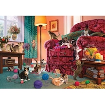 Puzzle - Şımarık Kediler / 500 Parça Puzzle, 3632