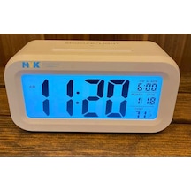 Dijital Masa Saati Alarm Tarih Saat Derece Gece Sensörlü Işıklı