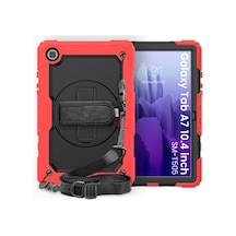 Galaxy T500 Tab A7 10.4 Kılıf Pars Tablet Kapak - Kırmızı Diğer