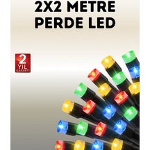 Taşınabilir Pil İle Çalışan Led Işık 2x2 Metre Perde Modeli Mh-hs3992-6911