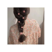 So-much Küçük Pens Çiçekli 6'lı Toka Seti-8 Pembe - 310879182 Pembe - 310879182 Pembe