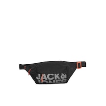 Jack & Jones Logolu Seyahat Çantası - Ashford 12233476 Black
