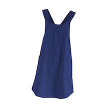 Homyl Japon Stilleri Çapraz Arka Önlük Yumuşak Koyu-mavi Koyu Mavi