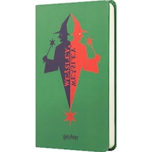 Mabbels Sert Kapak Mini Defter Harry Potter Weasley Yeşil 80 Yp 9x14 Dft-388241 Çok Renkli
