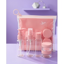 5 Parça Şeffaf Seyahat Kozmetik Şişe Seti 30 Ml