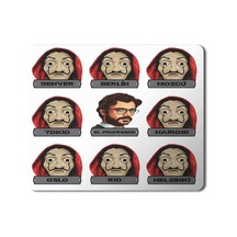 Serie La Casa De Papel Cidades Mouse Pad Mousepad