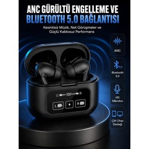 Yeni Nesil Pro Ekranlı Bluetooth Kulaklık 5. 0 Bluetooth Diğer