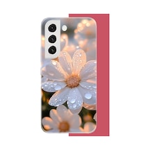 Samsung Galaxy S22 Uyumlu Sabah Çiyi Baskılı Silikon Kılıf Renkli
