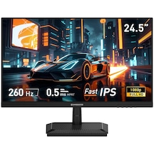 GAMEBOOSTER GB-25F260FF 24.5" 260Hz 0.5ms FAST IPS FHD HDMI1 + DP1 FLAT GAMING MONITOR