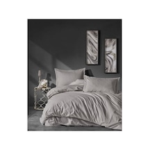 8680108051320 Elegant Stripe Çift Kişilik Nevresim Takımı Saten Bej,200 X 220 Bej Çok Renkli