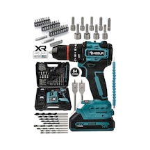 Assur ASR131 21V Darbeli Şarjlı Matkap Vidalama Mavi