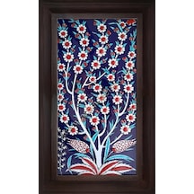 Armada Çini 20X40 Cm Ed 153 Hayat Ağacı Eldekoru Çini Pano