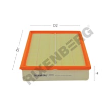 Sangyong Kyron, Rodıus, Actyon Hava Fıltresı Rxa5266-2319021000-c30171-lx2048-e1354l