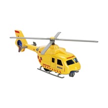 Çek Bırak Metal Helikopter 20 Cm - Sarı Lisinya