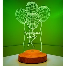 3D Uçan Balonlar Kişiye Özel Hediye 3 Boyutlu Led Lamba