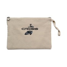 Crysis Stain Warrior Krem Clutch Astarlı Cüzdan / El Çantası Krem