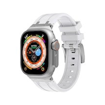 Kilifolsun  Apple Uyumlu  Watch  44mm Kordon Silikon Kordon Krd-89