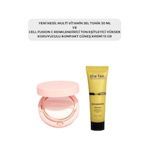 Cell Fusion C Renklendirici Kompakt Güneş Kremi 13 G + The Fair Multi Vitamin Jel Tonik 30 ML