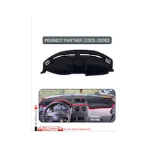 Peugeot Partner 2002-2008 Torpido Koruma Halısı Gri Kenar
